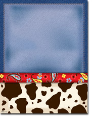 Paper So Pretty - Blank Designer Papers (Cow Print) (DP998)